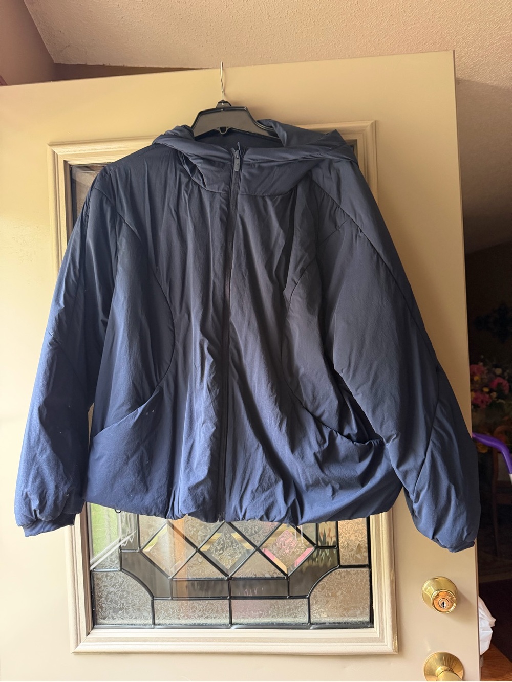 Lululemon Women’s Water-Resistant Insulated Hooded Jacket True Navy XL